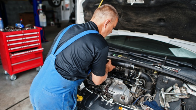 Car repair and maintenance theme