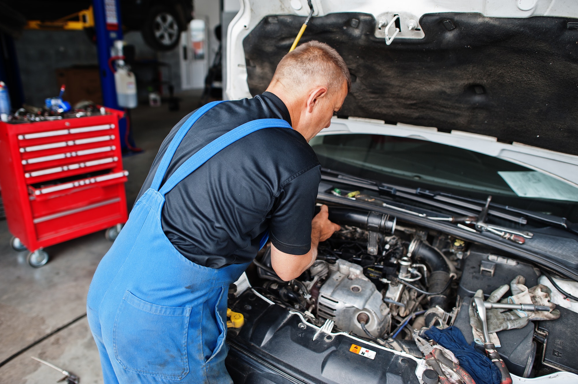 Car repair and maintenance theme